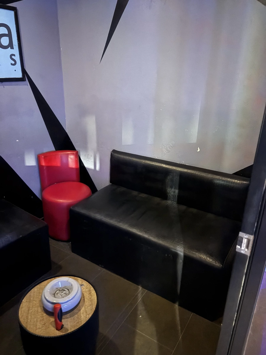 Le fumoir du Crunch Sauna